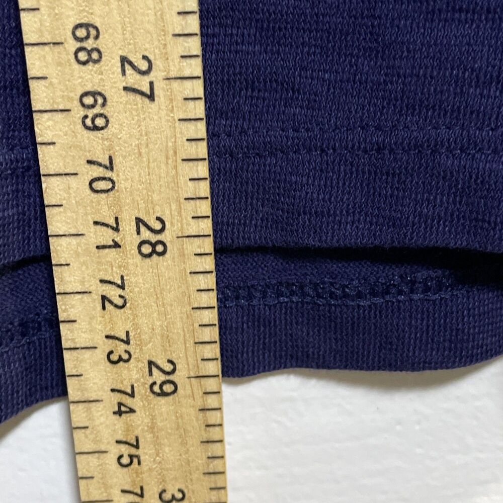 Lilly Pulitzer Women's Navy Blue White Noelle Coastal Hoodie Blouse Tunic Small - Picture 6 of 9